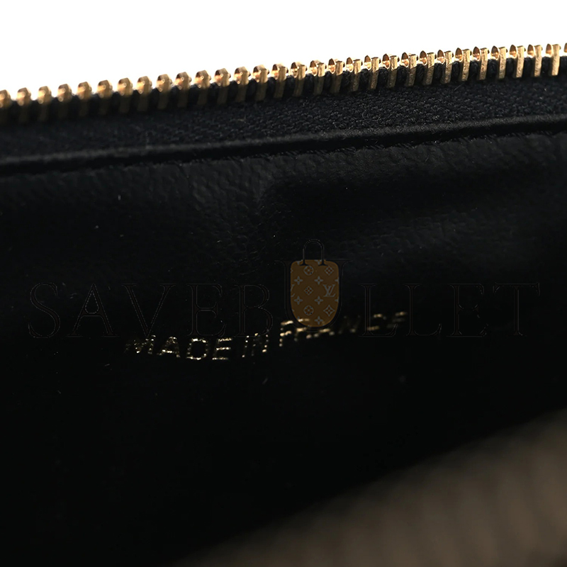 Ch**el CAVIAR VANITY COSMETIC CASE BLACK (17*15*13cm)